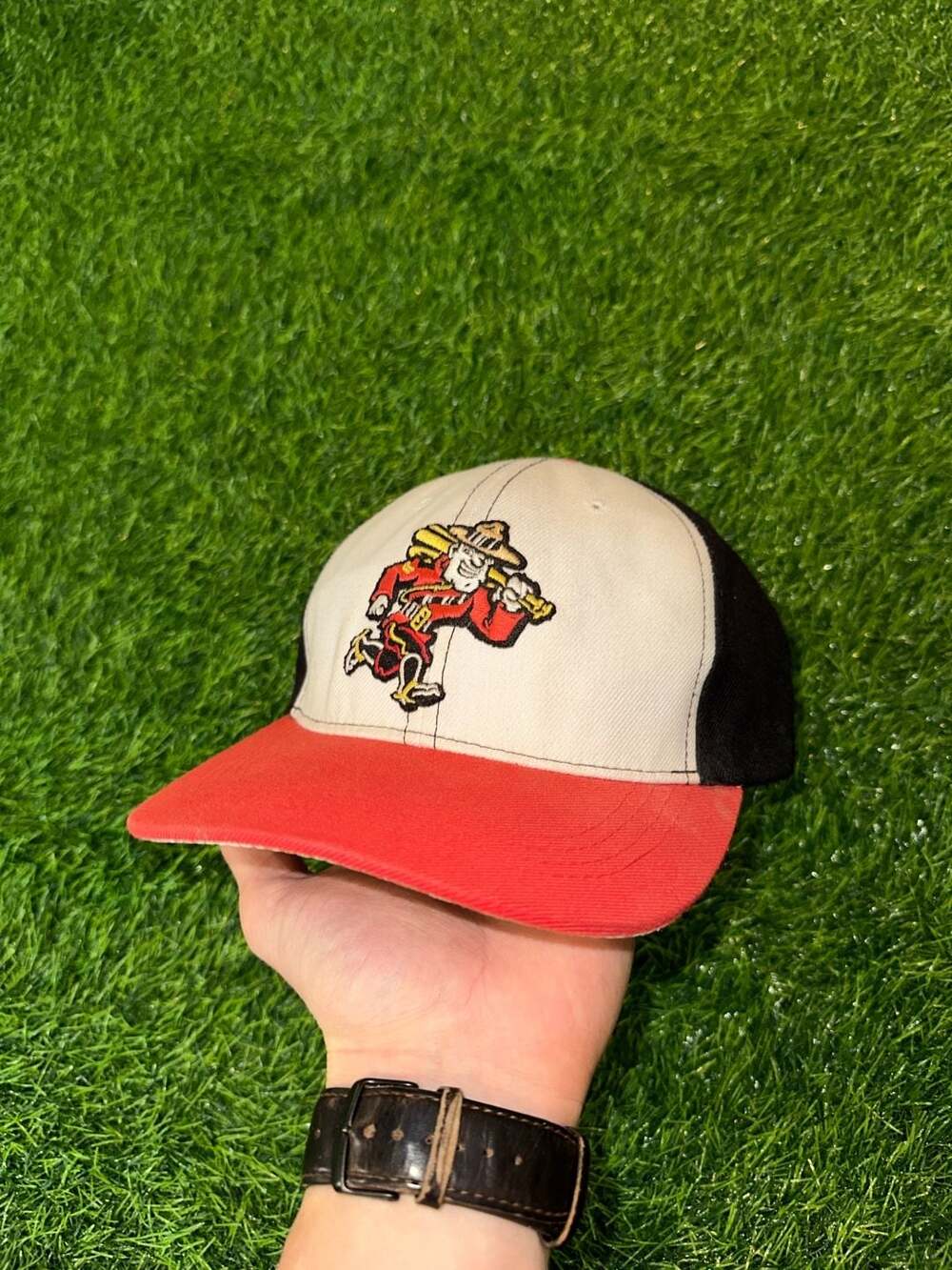 Vancouver Canadians Hat Cap Mountie Logo Tri-Color Snapback